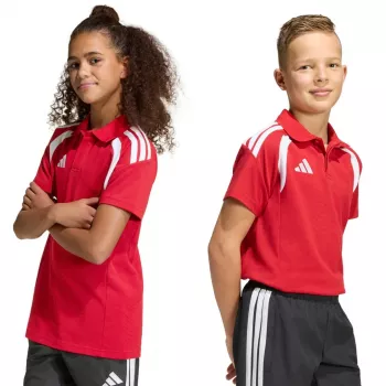 adidas Tiro 26 League polo voor kinderen rood KF3408 152cm