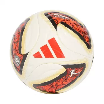 adidas Bundesliga 26/27 Torfabrik Pro Voetbal wit-oranje-goud KG6037 5
