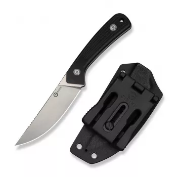CIVIVI Carveth vast mes AEB-L zwart G10 (C25040-1)