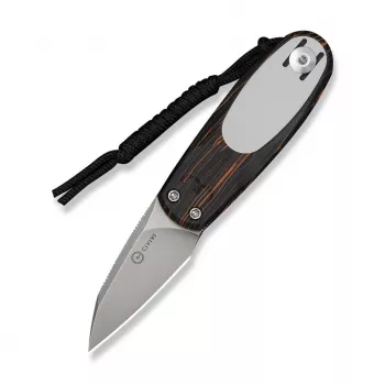 Civivi Purr Nitro-V mes oranje zwart & wit G10