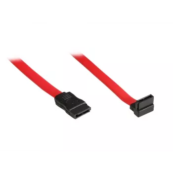EXSYS SATA III datakabel met haakse stekker, 0,5 m, rood EX-K3605
