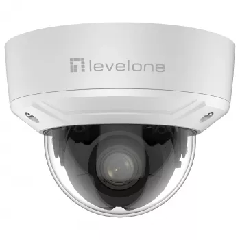LevelOne FCS-3616 6MP outdoor dome IP-camera met IR, PoE, H.265