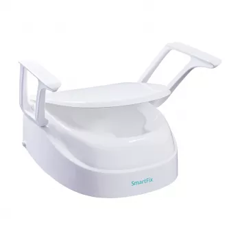 Dietz SmartFix toiletbril met armleuningen