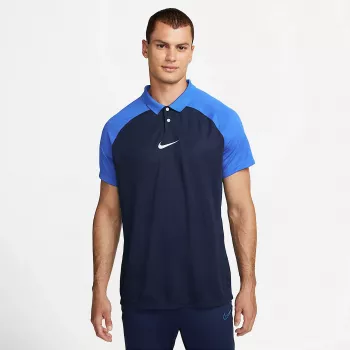 Nike Academy Pro heren korte mouw poloshirt Obsidian/wit M
