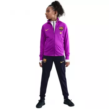 Nike FC Barcelona kindertrainingspak paars/zwart L