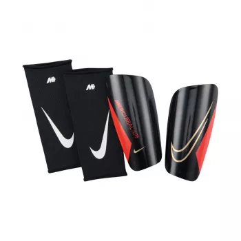 Nike Mercurial Lite voetbal-scheenbeschermers zwart/rood M