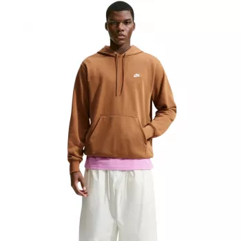 Nike Club FT PO Hoodie heren Light Orewood Brown XL