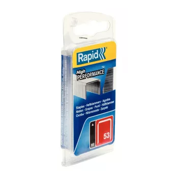 Rapid No. 53 fijndraadnietjes, 12 mm pootlengte, verzinkt staal, 2500-pack 40109505