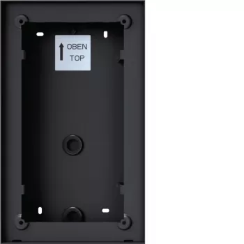 Hager REW406X opbouwbehuizing voor mono-deurtelefoon, 1 toets