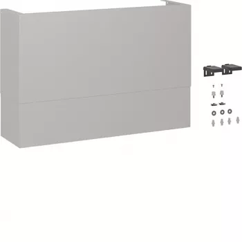 Hager universZ telescoop-kabelmanagementpaneel FZ0800TB, hoogte 350-680 mm, diepte 205 mm, wit