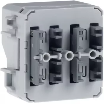 HAGER WNT302 KNX tastsensor, 1-voudig, 2 schakelpunten, inbouw, polarwit
