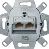 Hager WDF410866 UAE aansluitdoos 8/8-polig afgeschermd Cat.6A RJ45 datadoos