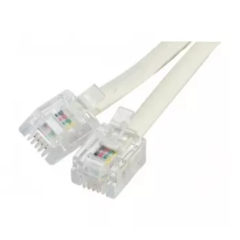 EXERTIS CONNECT Telefoonkabel, 15 m, Ivoor (EXC925600)