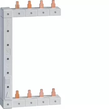 HAGER KCF663S verticale fasenrail, 3-polig, 63 A, 400 V, 10 mm², links/rechts