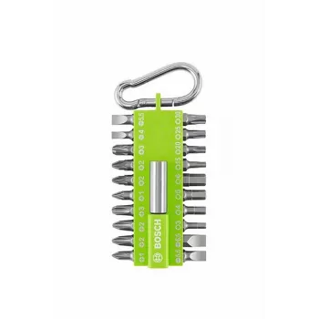 BOSCH 21-delige schroefbitset met magnetische snelwisselhouder, S2-staal, 25 mm bits (X-Line Classic)