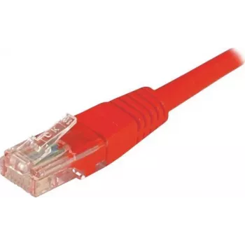 EXERTIS CONNECT Cat6 U/UTP patchkabel, rood, 1,0m, RJ45, snagless 243710