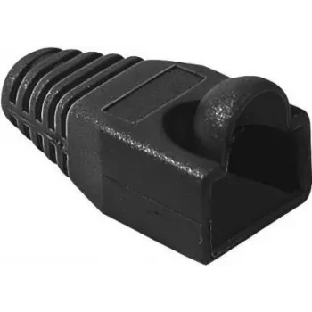 EXERTIS CONNECT RJ45-knikbescherming voor ronde kabel, zwart, 10-pack 253166