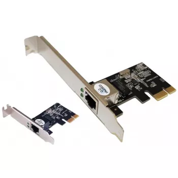 EXERTIS CONNECT 1 Gigabit PCI Express-netwerkkaart, standaard en low-profile 300555