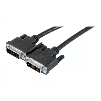 EXERTIS CONNECT DVI-D Single Link monitorkabel, stekker naar stekker, 18+1 pin, 1,0 m, zwart 127471