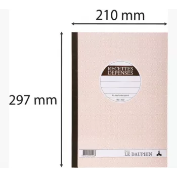 Le Dauphin Manifold Recettes-Dépenses, 297 x 210 mm, dupli (1502D) - 1 blok