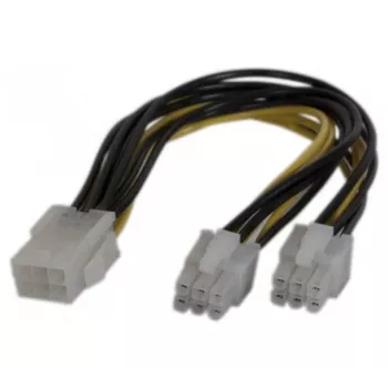 EXERTIS CONNECT PCI Express stroomadapterkabel 6-pin naar 2x 6-pin (146694)