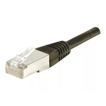 EXERTIS CONNECT Cat6 F/UTP patchkabel, 3 m, zwart, slim snagless boot 234250