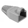 EXERTIS CONNECT RJ45 beschermhuls voor ronde kabels, grijs, 10-pack 253161