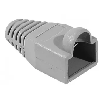EXERTIS CONNECT RJ45 beschermhuls voor ronde kabels, grijs, 10-pack 253161
