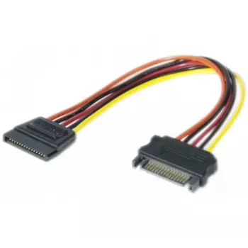 EXERTIS CONNECT SATA-stroomverlengkabel, SATA-stekker naar SATA-bus, 0,2 m 147564