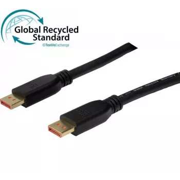 Exertis Connect DisplayPort 2.1-kabel UHBR13.5 GRS stekker naar stekker 3 m zwart 127243