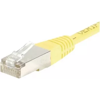 EXERTIS CONNECT Cat.6 F/UTP-patchkabel, geel, 10 m, slim bend protection 245560