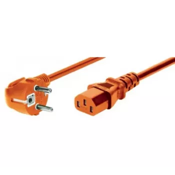 EXERTIS CONNECT 1,8 m oranje haakse Schuko-naar-IEC-C13 stroomkabel 808072