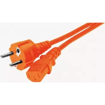 EXERTIS CONNECT netkabel, Schuko naar IEC C13, oranje, 1,8 m 808073