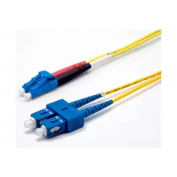 Ekivalan OS2 Duplex-patchkabel, 9/125 µm, LC/SC, geel, 2,0 m COZ008DCLC2SJ0020A