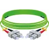 EXERTIS CONNECT OM5 SC duplex naar SC duplex UPC glasvezel-patchkabel, 50/125 µm, limoengroen, 5 m 392904