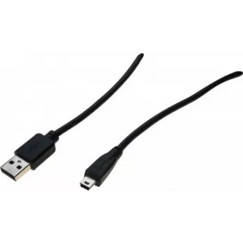 Exertis Connect USB 2.0 kabel - USB-A stekker naar Mini-USB Type-B stekker - 1,5 m - zwart 532515
