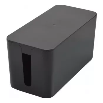 Exertis Connect kabelmanagement-box klein voor stekkerdozen, zwart, 240 x 120 x 130 mm 573426