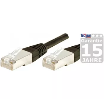 Exertis Connect 853357 Cat.6 F/UTP patchkabel, 50 m, zwart, slanke knikbescherming