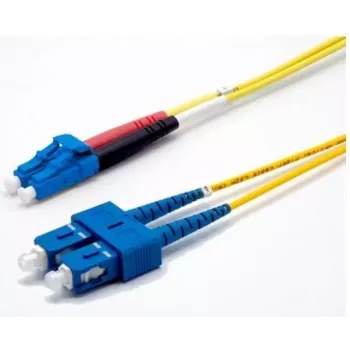 Ekivalan OS2 Duplex-patchkabel, 9/125 µm, LC/SC, geel, 10 m COZ008DCLC2SJ0100A