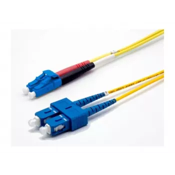 Ekivalan OS2 Duplex-patchkabel, 9/125 µm, LC/SC, geel, 10 m COZ008DCLC2SJ0100A