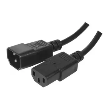 Exertis Connect IEC-voedingskabel C14 naar C13, halogeenvrij, zwart, 3,0 m 807953