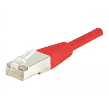 EXERTIS CONNECT Cat6 F/UTP patchkabel, rood, 25m, slanke rasterschutz 853327