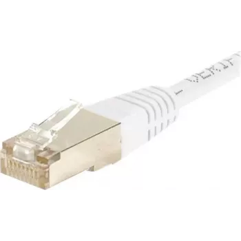 EXERTIS CONNECT CAT.6 F/UTP patchkabel, wit, 3,0 m, slim bend protection 853814