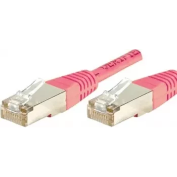 Exertis Connect 854476 Cat6 S/FTP netwerk-patchkabel, 0,15 m, roze