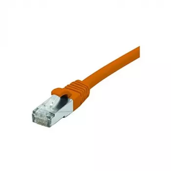 EXERTIS CONNECT CAT 6 F/UTP patchkabel, PoE, halogeenvrij, oranje, 25 m, RJ45, snagless 854429