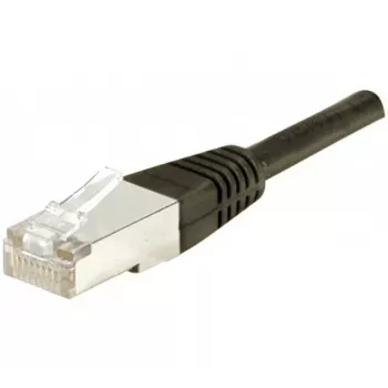 EXERTIS CONNECT CAT.6a F/UTP patchkabel, 0,15 m, zwart, 10 Gbps, slim snagless boot 850011