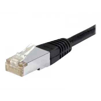 EXERTIS CONNECT Cat.6a F/UTP patchkabel, 1,5 m, zwart, 10 Gbps, slim bend protection 850015