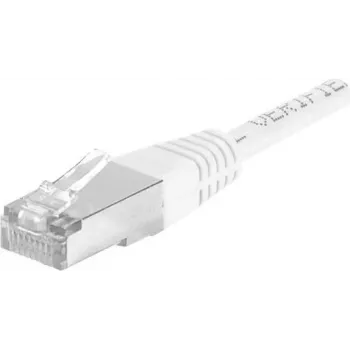 EXERTIS CONNECT Cat.6a F/UTP patchkabel, 10 m, zwart, 10 Gbps, RJ45, slanke knikbescherming 850020