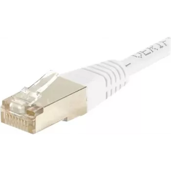 EXERTIS CONNECT Cat6 F/UTP patchkabel, 2 m, wit, slim bend protection 853813