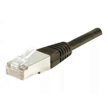 EXERTIS CONNECT Cat.6 F/UTP patchkabel, 30 m, zwart, Slim Snagless Boot 853349